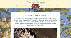 Desktop Screenshot of narcisiwinery.com